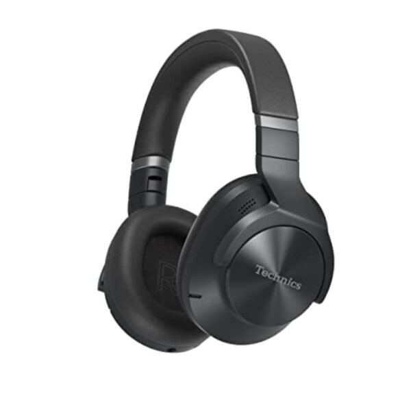 Technics Premium Noise Cancelling, Multi-Point Wireless Bluetooth Headphones With Up To 50 Hours Play Back And Mic, Black (Eah-A800E-K)