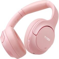 TOZO HT2 Hybrid Active Noise Cancelling Wireless Headphones, 60H Playtime Lossless Audio Over Ear Bluetooth Headphones, Hi-Res Audio Deep Bass Foldable Lightweight Headset for...