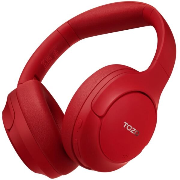 Tozo Ht2 Hybrid Active Noise Cancelling Wireless Headphones, 60H Playtime Lossless Audio Over Ear Bluetooth Headphones, Hi-Res Audio Deep Bass Foldable Lightweight Headset For...