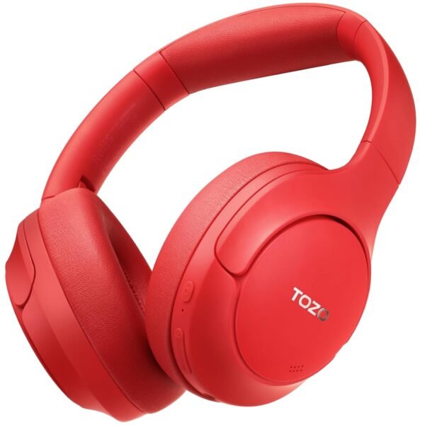 Tozo Ht2 Hybrid Active Noise Cancelling Wireless Headphones, 60H Playtime Lossless Audio Over Ear Bluetooth Headphones, Hi-Res Audio Deep Bass Foldable Lightweight Headset For...