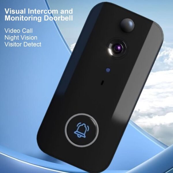 Video Doorbell Camera, 1080P Door Bell Ringer Wireless With 2 Way Talk, Pir Motion Detection, Built In 4000Mah Battery