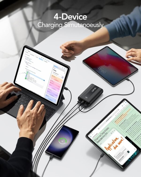 Vrurc Power Bank 20000Mah, 22.5W Mini Portable Charger Usb C In &Amp; Out, Fast Charging Pd &Amp; Qc 4.0, Battery Pack With Led Display, Powerbank For Iphone 16 15 14 13 12 11 X Samsung...