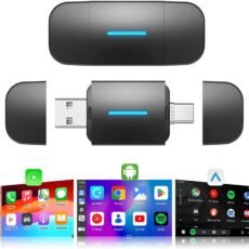 Wireless CarPlay Adapter, Converts Wired CarPlay to Mini Wireless CarPlay Adapter for iPhone, for Cars Manufactured in 2015 and Later, Compatible with Apple iPhone iOS 10+...