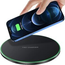 Wireless Charger Fast Wireless Charging Pad 20W Max Compatible with iPhone 11 12 13 14 15 16 Pro Max/Pro/XR/XS/8 Plus,Galaxy S24/S23/S22/S21/S20/Note 20/10, AirPods Pro etc. (No...