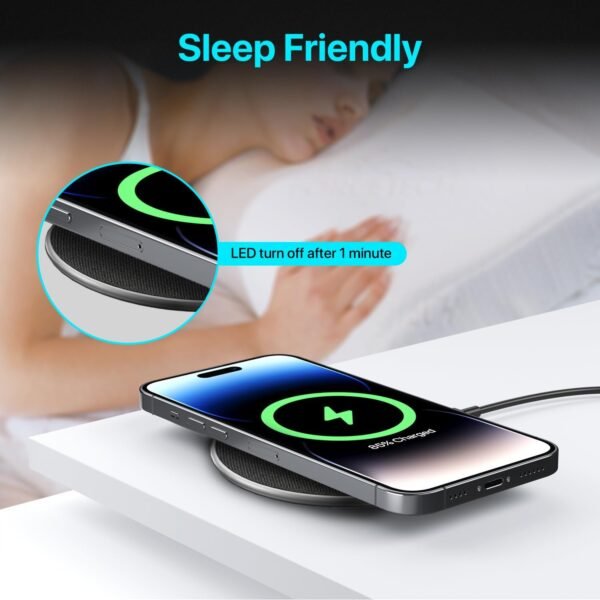 Wireless Charging Pad 20W, Fast Wireless Charger Wireless Phone Charger Compatible With Iphone 12/13/14/15/16, Inductive Charging Station Compatible With Samsung Galaxy...