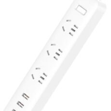 Xiao Mi Power Strip International Travel Powerboard with USB Ports (3 Outlet 3 USB (White))