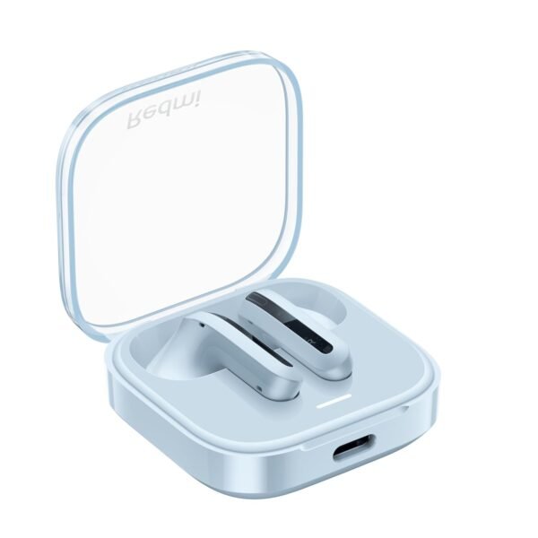 Xiaomi Redmi Buds 6 Active Ai Wireless Earphones, Bluetooth 5.3, Low Latency, Deep Bass, Compatible With Google Fast Pair, Fast Charging, Usb Type-C Small, Lightweight, Blue
