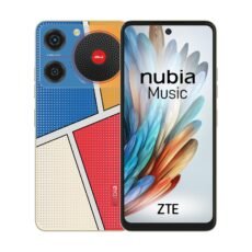 ZTE Nubia Music, Smartphone 6.6" HD+ 90Hz, Super Speaker 100db, Dual Input Headphones 3.5mm, DTS Sound: X Ultra, 4GB RAM (+4GB Virtual RAM), 128GB ROM, Color Pop Art