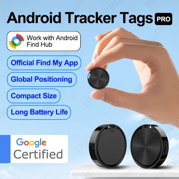 Work With Android Find Hub Bluetooth Gps Tracker Google Find My Airtag Keychain Smart Tag Smart Life Security Alarm free Shippin