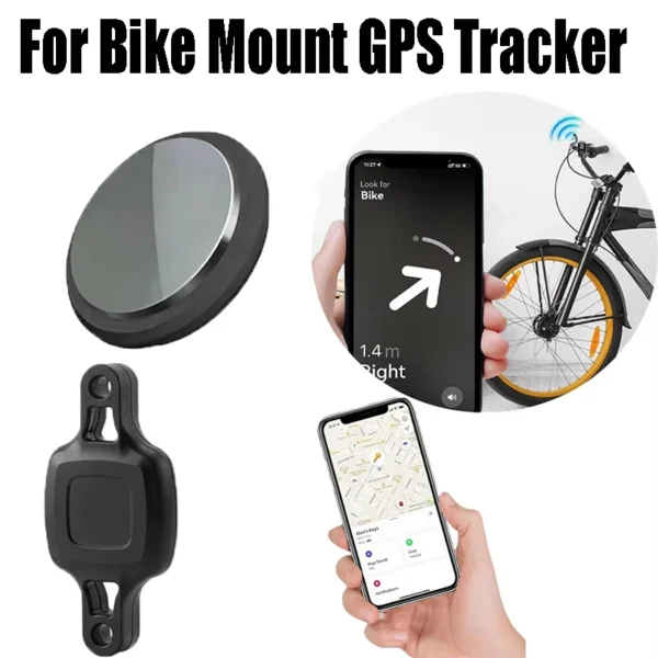 New Bicycle Bell GPS Tracker for Apple AirTag Bike GPS Tracker Waterproof Anti-Loss Device Anti-theft Finder Global Locator