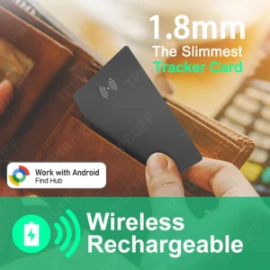 Wallet Anti-loss Card Android Location Tracking GPS Smart Tag Work With Google Find My App Bluetooth Device Wireless Charge Find