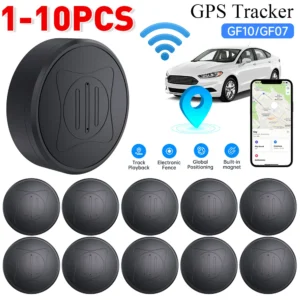 GF-07 Magnetic Mini GPS Tracker Anti-Lost Device Pet Child Elder Smart Finder Car Wallet Location Tracking （Without SIM card）