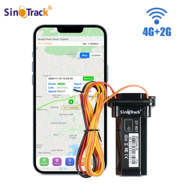 4G Mini Tracker ST-901L Waterproof Builtin Battery GPS for Car vehicle gps device motorcycle with online tracking software