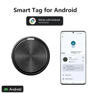 Mini Tracker Bluetooth Works With Google Find My Device App Smart Tag Locator Tracking Global Positioning Anti-lost For Android